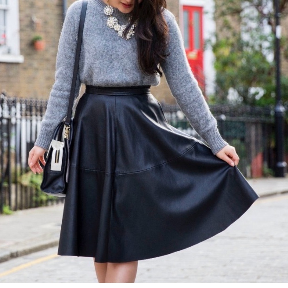 KORS real leather skirt